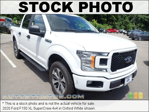 Stock photo for this 2020 Ford F150 SuperCrew 4x4 3.5 Liter PFDI Twin-Turbocharged DOHC 24-Valve EcoBoost V6 10 Speed Automatic