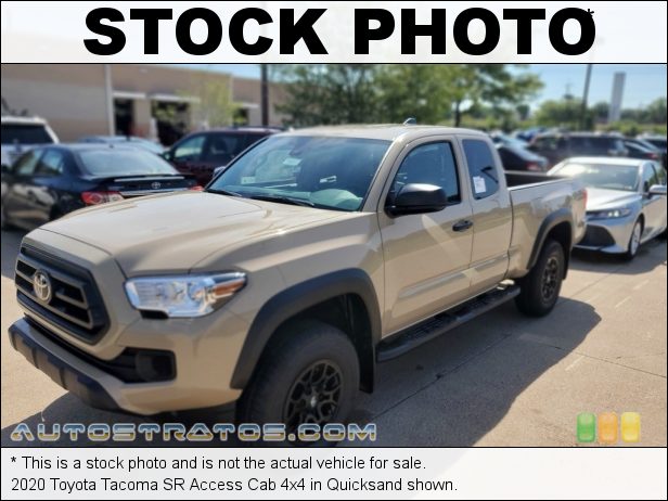 Stock photo for this 2021 Toyota Tacoma SR Access Cab 4x4 2.7 Liter DOHC 16-Valve Dual VVT-i 4 Cylinder 6 Speed Automatic