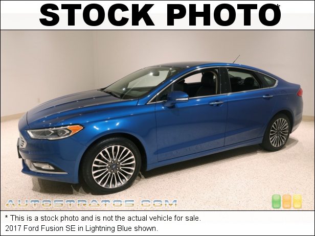 Stock photo for this 2017 Ford Fusion SE 2.0 Liter EcoBoost DI Turbocharged DOHC 16-Valve i-VCT 4 Cylinde 6 Speed Automatic