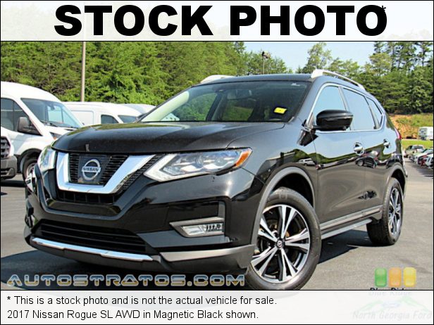 Stock photo for this 2017 Nissan Rogue AWD 2.5 Liter DOHC 16-Valve VVT 4 Cylinder Xtronic CVT Automatic