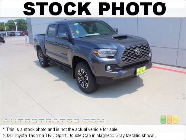 Stock photo for this 2020 Toyota Tacoma Double Cab 3.5 Liter DOHC 24-Valve Dual VVT-i V6 6 Speed Automatic