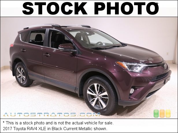Stock photo for this 2017 Toyota RAV4 XLE 2.5 Liter DOHC 16-Valve Dual VVT-i 4 Cylinder 6 Speed ECT-i Automatic