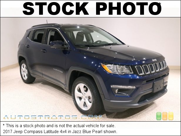 Stock photo for this 2017 Jeep Compass Latitude 4x4 2.4 Liter DOHC 16-Valve VVT 4 Cylinder 9 Speed Automatic