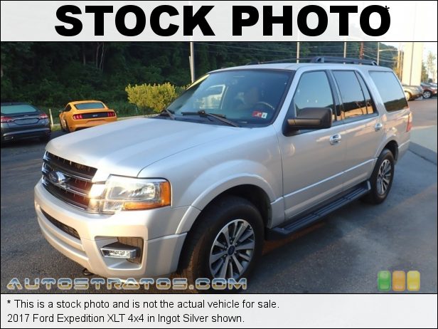 Stock photo for this 2017 Ford Expedition XLT 4x4 3.5 Liter DI Turbocharged DOHC 24-Valve Ti-VCT EcoBoost V6 6 Speed SelectShift Automatic