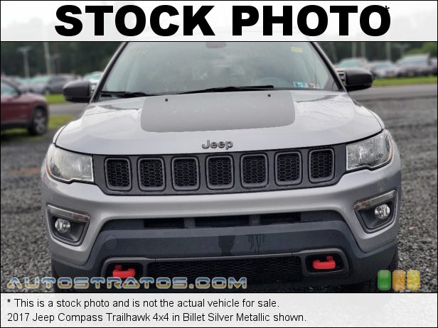 Stock photo for this 2017 Jeep Compass Trailhawk 4x4 2.4 Liter DOHC 16-Valve VVT 4 Cylinder 9 Speed Automatic