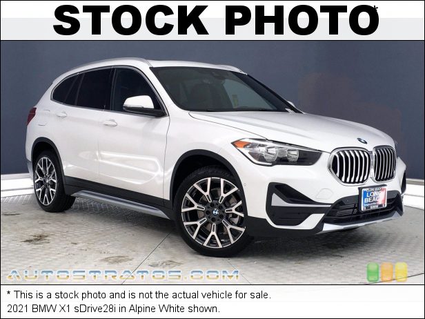 Stock photo for this 2023 BMW X1 xDrive28i 2.0 Liter DI TwinPower Turbocharged DOHC 16-Valve 4 Cylinder 8 Speed Automatic