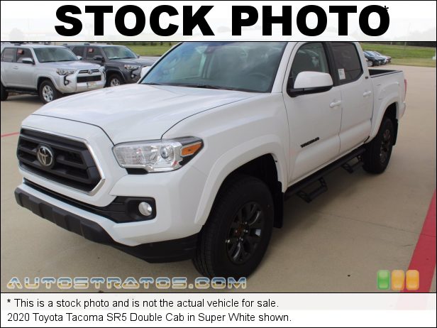 Stock photo for this 2021 Toyota Tacoma SR5 Double Cab 2.7 Liter DOHC 16-Valve Dual VVT-i 4 Cylinder 6 Speed Automatic