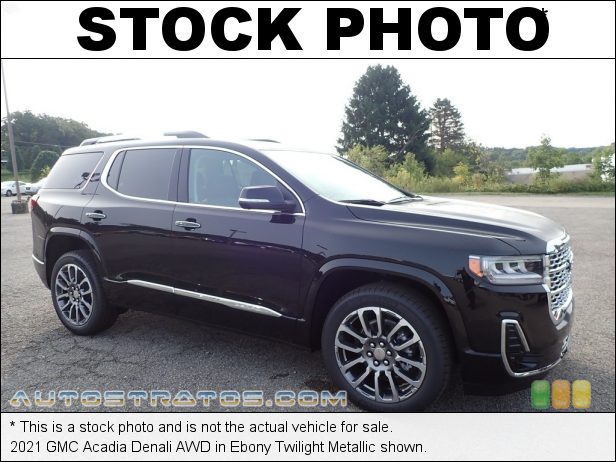 Stock photo for this 2023 GMC Acadia Denali AWD 2.0 Liter Turbocharged DOHC 16-Valve VVT 4 Cylinder 9 Speed Automatic