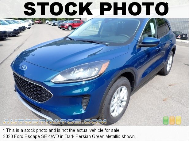 Stock photo for this 2020 Ford Escape SE 4WD 1.5 Liter Turbocharged DOHC 12-Valve EcoBoost 3 Cylinder 8 Speed Automatic