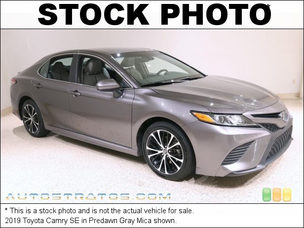 Stock photo for this 2019 Toyota Camry SE 2.5 Liter DOHC 16-Valve Dual VVT-i 4 Cylinder 8 Speed Automatic