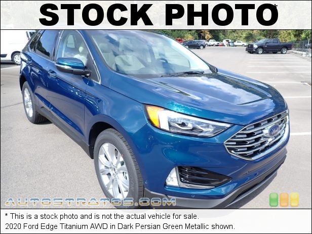 Stock photo for this 2020 Ford Edge Titanium AWD 2.0 Liter Turbocharged DOHC 16-Valve EcoBoost 4 Cylinder 8 Speed Automatic