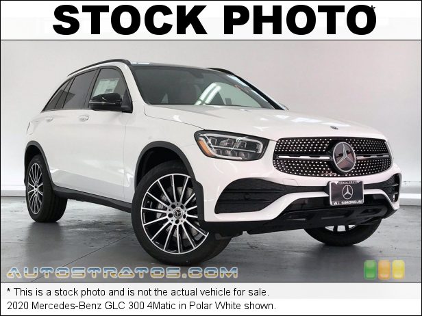 Stock photo for this 2020 Mercedes-Benz GLC 300 4Matic 2.0 Liter Turbocharged DOHC 16-Valve VVT 4 Cylinder 9 Speed Automatic