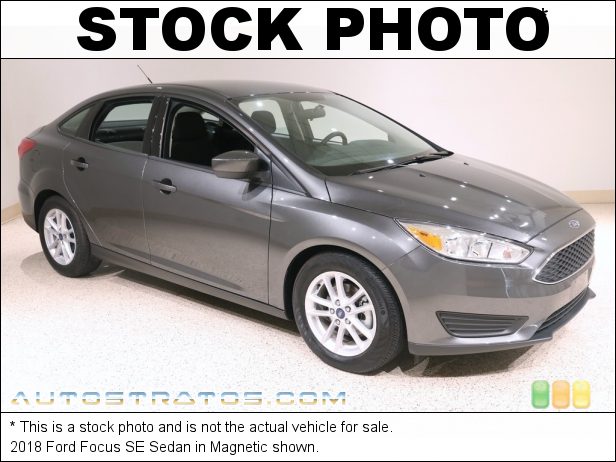 Stock photo for this 2018 Ford Focus SE Sedan 2.0 Liter GDI DOHC 16-Valve Ti-VCT 4 Cylinder 6 Speed Automatic