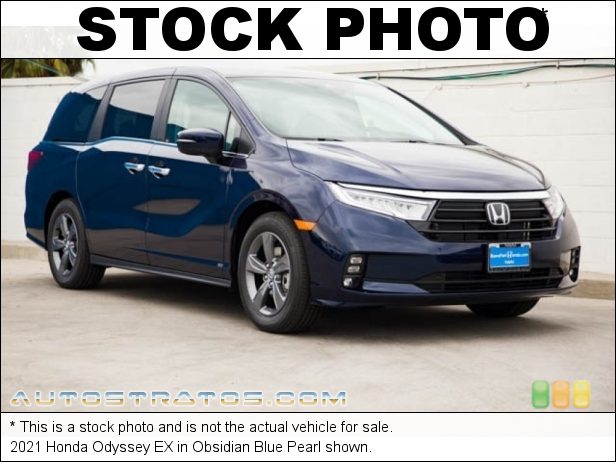Stock photo for this 2021 Honda Odyssey EX 3.5 Liter SOHC 24-Valve i-VTEC V6 10 Speed Automatic