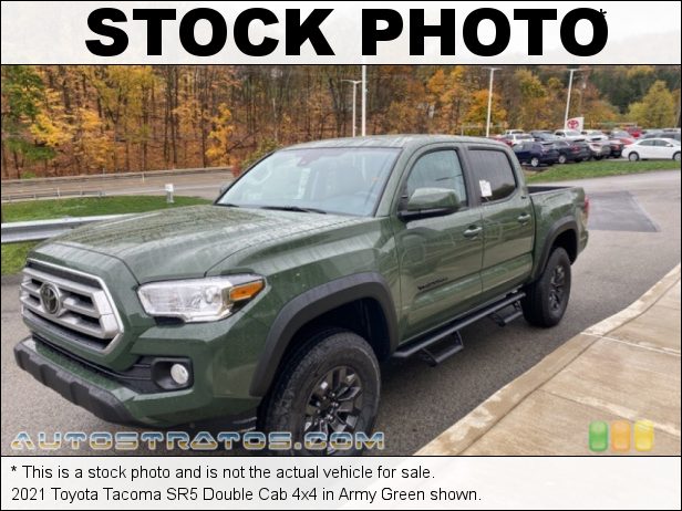 Stock photo for this 2021 Toyota Tacoma Double Cab 4x4 3.5 Liter DOHC 24-Valve Dual VVT-i V6 6 Speed Automatic