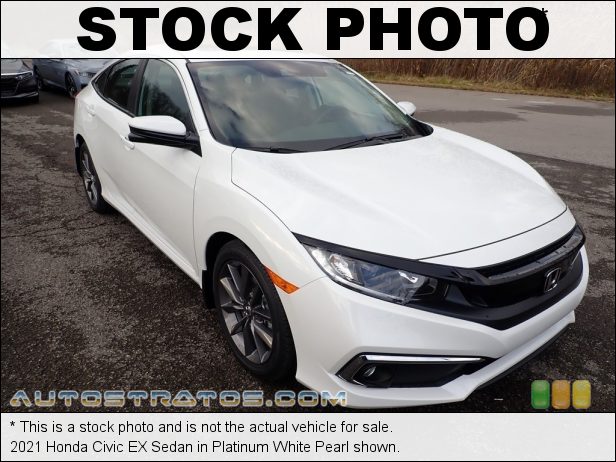 Stock photo for this 2021 Honda Civic EX Sedan 1.5 Liter Turbocharged DOHC 16-Valve i-VTEC 4 Cylinder CVT Automatic