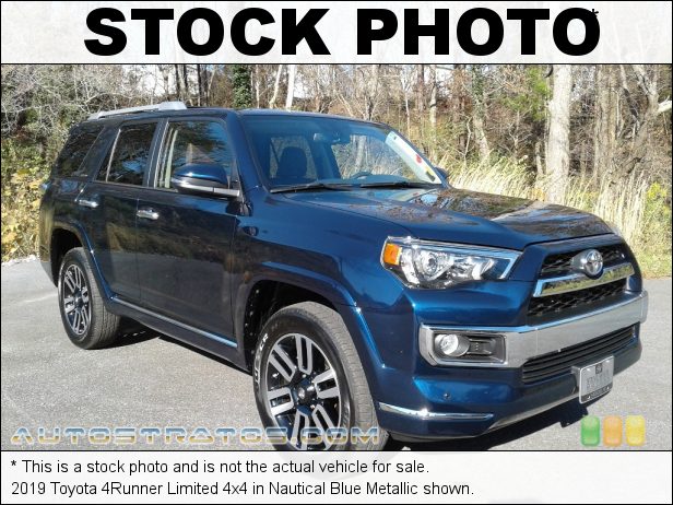 Stock photo for this 2019 Toyota 4Runner Limited 4x4 4.0 Liter DOHC 24-Valve Dual VVT-i V6 5 Speed ECT-i Automatic