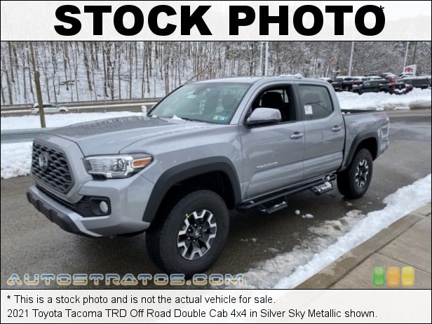 Stock photo for this 2021 Toyota Tacoma Cab 4x4 3.5 Liter DOHC 24-Valve Dual VVT-i V6 6 Speed Automatic