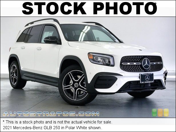 Stock photo for this 2021 Mercedes-Benz GLB 250 2.0 Liter Turbocharged DOHC 16-Valve VVT 4 Cylinder 8 Speed Automatic