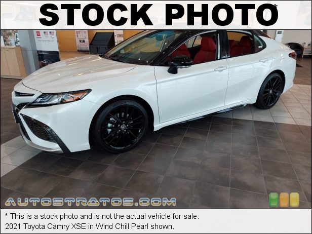 Stock photo for this 2023 Toyota Camry XSE 3.5 Liter DOHC 24-Valve Dual VVT-i V6 8 Speed Automatic