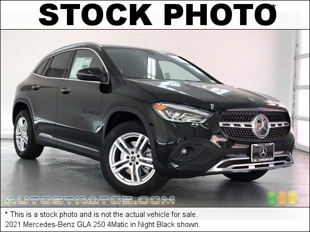 Stock photo for this 2023 Mercedes-Benz GLA 250 4Matic 2.0 Liter Turbocharged DOHC 16-Valve VVT 4 Cylinder 8 Speed Automatic