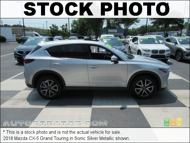 Stock photo for this 2018 Mazda CX-5 Grand Touring 2.5 Liter SKYACTIV-G DI DOHC 16-Valve VVT 4 Cylinder 6 Speed Automatic