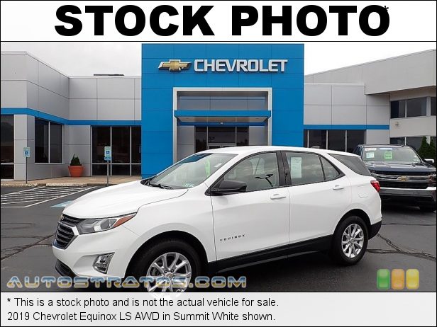 Stock photo for this 2019 Chevrolet Equinox LS AWD 1.5 Liter Turbocharged DOHC 16-Valve VVT 4 Cylinder 6 Speed Automatic