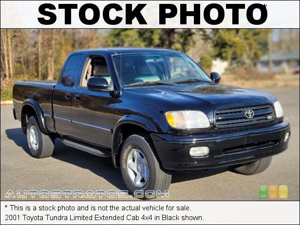 Stock photo for this 2001 Toyota Tundra Limited Extended Cab 4x4 4.7 Liter DOHC 32-Valve V8 4 Speed Automatic