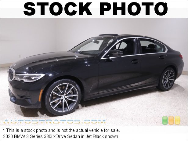 Stock photo for this 2020 BMW 3 Series 330i xDrive Sedan 2.0 Liter DI TwinPower Turbocharged DOHC 16-Valve VVT 4 Cylinder 8 Speed Sport Automatic