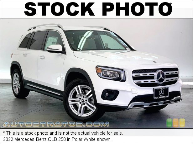 Stock photo for this 2022 Mercedes-Benz GLB 250 2.0 Liter Turbocharged DOHC 16-Valve VVT 4 Cylinder 8 Speed Automatic