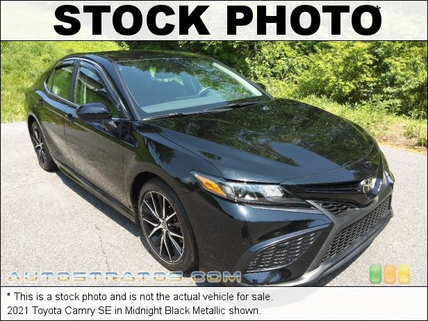 Stock photo for this 2023 Toyota Camry SE 2.5 Liter DOHC 16-Valve Dual VVT-i 4 Cylinder 8 Speed Automatic