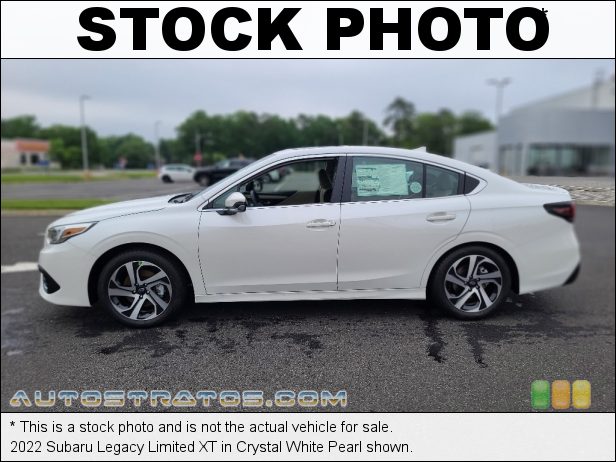 Stock photo for this 2022 Subaru Legacy Limited XT 2.4 Liter Turbocharged DOHC 16-Valve VVT Flat 4 Cylinder Lineartronic CVT Automatic