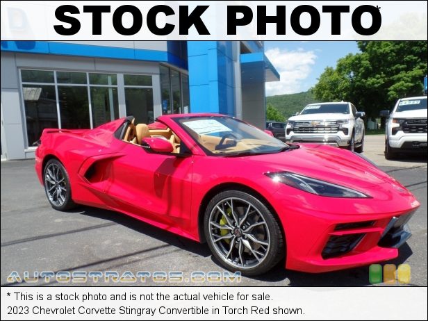 Stock photo for this 2023 Chevrolet Corvette Stingray Convertible 6.2 Liter DI OHV 16-Valve VVT LT1 V8 8 Speed Automatic