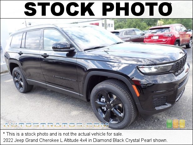 Stock photo for this 2023 Jeep Grand Cherokee L 4x4 3.6 Liter DOHC 24-Valve VVT V6 8 Speed Automatic