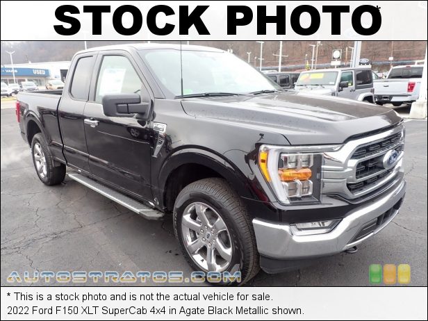 Stock photo for this 2022 Ford F150 4x4 2.7 Liter Turbocharged DOHC 24-Valve VVT EcoBoost V6 10 Speed Automatic
