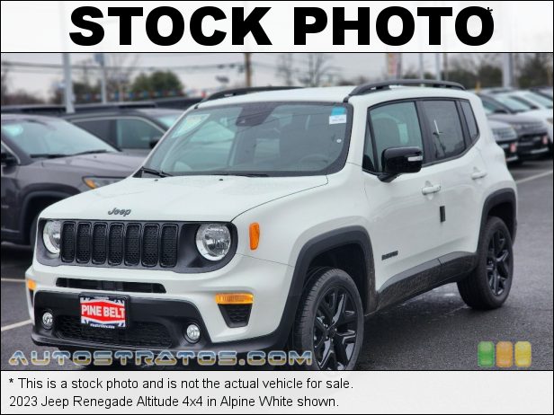 Stock photo for this 2023 Jeep Renegade Latitude 4x4 1.3 Liter Turbocharged SOHC 16-Valve MultiAir VVT 4 Cylinder 9 Speed Automatic