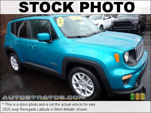 Stock photo for this 2020 Jeep Renegade Latitude 2.4 Liter SOHC 16-Valve VVT MultiAir 4 Cylinder 9 Speed Automatic