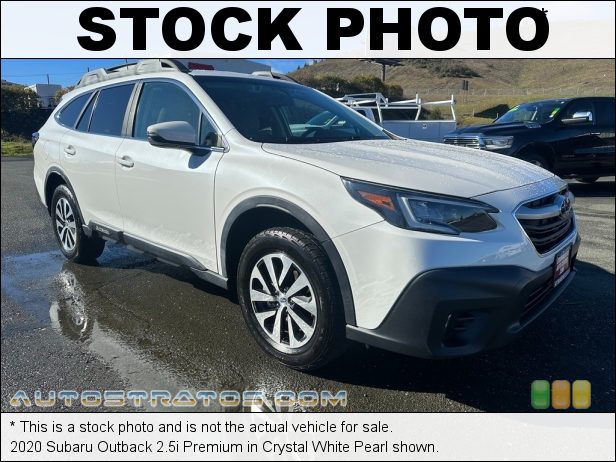 Stock photo for this 2020 Subaru Outback 2.5i Premium 2.5 Liter DOHC 16-Valve VVT Flat 4 Cylinder Lineartronic CVT Automatic