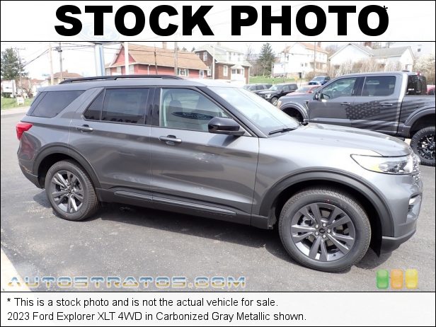 Stock photo for this 2023 Ford Explorer XLT 4WD 2.3 Liter Turbocharged DOHC 16-Valve VVT EcoBoost 4 Cylinder 10 Speed Automatic