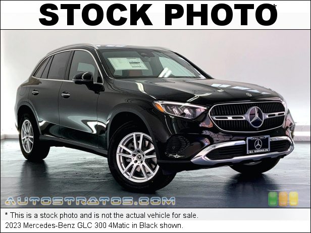 Stock photo for this 2023 Mercedes-Benz GLC 300 4Matic 2.0 Liter Turbocharged DOHC 16-Valve VVT 4 Cylinder 9 Speed Automatic