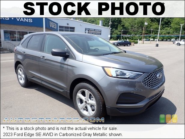 Stock photo for this 2023 Ford Edge SE AWD 2.0 Liter Turbocharged DOHC 16-Valve VVT Ecoboost 4 Cylinder 8 Speed Automatic