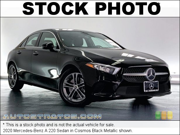 Stock photo for this 2020 Mercedes-Benz A 220 Sedan 2.0 Liter Turbocharged DOHC 16-Valve VVT 4 Cylinder 7 Speed DCT Automatic