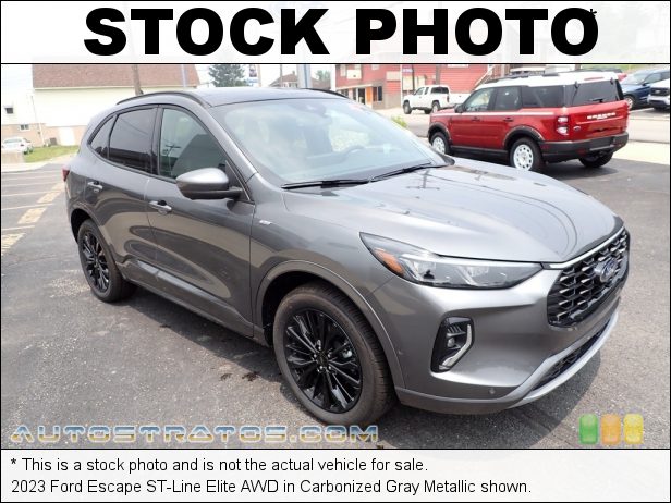 Stock photo for this 2023 Ford Escape ST-Line Elite AWD 2.0 Liter Turbocharged DOHC 16-Valve VVT EcoBoost 4 Cylinder 8 Speed Automatic