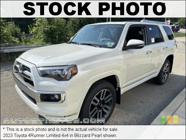 Stock photo for this 2023 Toyota 4Runner Limited 4x4 4.0 Liter DOHC 24-Valve VVT-i V6 5 Speed Automatic