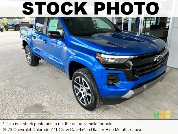 Stock photo for this 2023 Chevrolet Colorado Z71 Crew Cab 4x4 2.7 Liter Turbocharged DOHC 16-Valve VVT 4 Cylinder 8 Speed Automatic