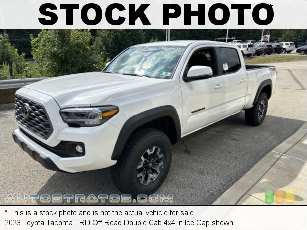 Stock photo for this 2023 Toyota Tacoma TRD Double Cab 4x4 3.5 Liter DOHC 24-Valve VVT-i V6 6 Speed Automatic