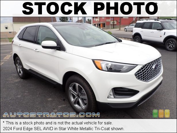 Stock photo for this 2024 Ford Edge SEL AWD 2.0 Liter Turbocharged DOHC 16-Valve VVT Ecoboost 4 Cylinder 8 Speed Automatic