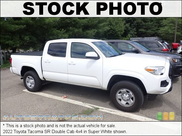 Stock photo for this 2022 Toyota Tacoma Double Cab 4x4 3.5 Liter DOHC 24-Valve VVT-i V6 6 Speed Automatic