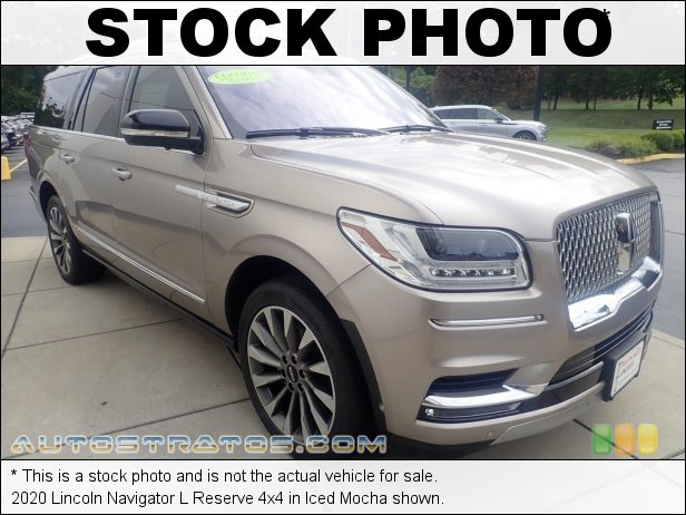 Stock photo for this 2020 Lincoln Navigator L Reserve 4x4 3.5 Liter GTDI Twin-Turbocharged DOHC 24-Valve VVT V6 10 Speed Automatic