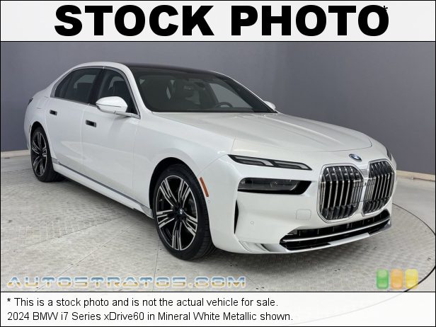 Stock photo for this 2024 BMW i7 Series xDrive60 Dual Electric Motor 1 Speed Automatic